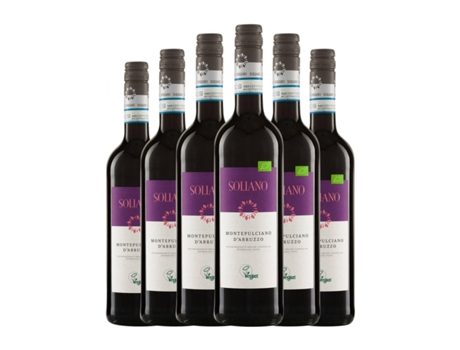 Vinho SOLIANO Montepulciano Abruzzo (0.75 L - 6 Unidades)