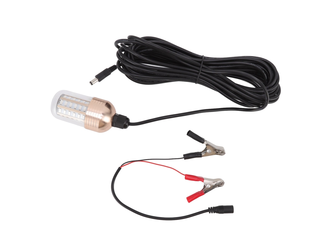 Lâmpada de pesca LED super brilhante 30W 3000lm IP68 submersível 12-60V luz verde 60 LEDs | S/MARCA