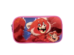 Estojo para Lápis, Vermelho, Desenho Animado, Infantil AQUAFORGE