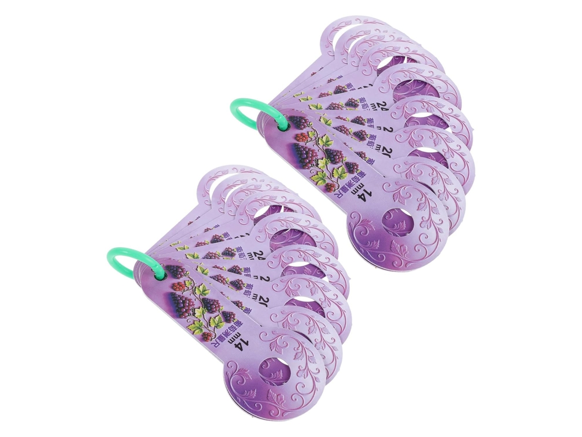 Conjunto De 2 Réguas De Plástico Para Classificação De Uvas E Inspeção De Frutas.