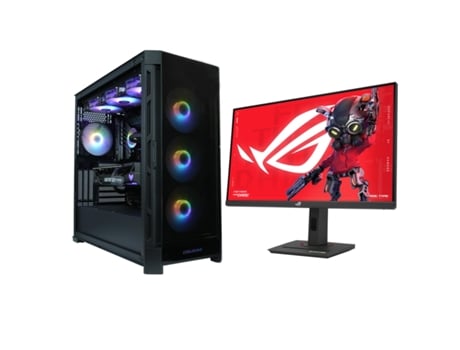 Desktop Gaming Epical Q Pack Gaming Vplus125 AMD Ryzen 7 9800x3D, 64 GB, 2 TB NVME, RTX 5090 32 GB Windows 11 Pro Monitor 27 160 Hz 4K