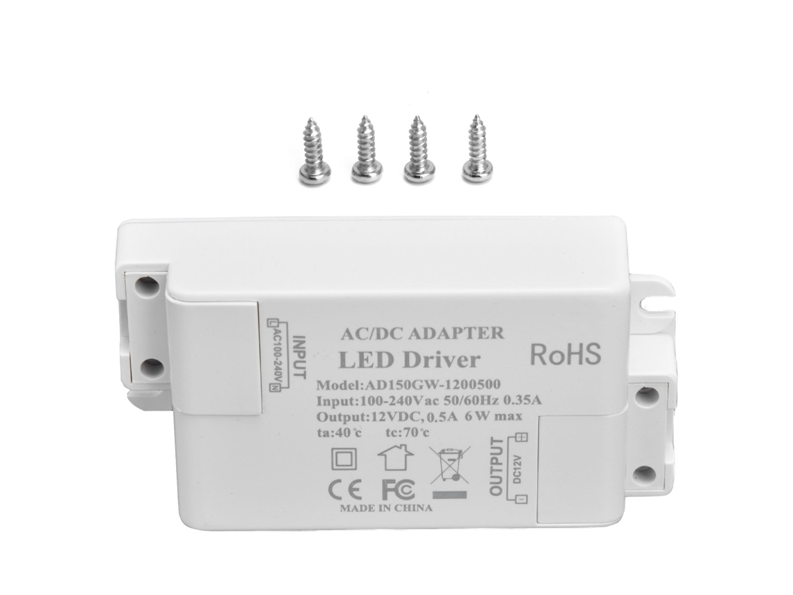 Driver de Led com Entrada Ac100 240v 0, 35a e Saída Dc12v 0, 5a CHABERLU