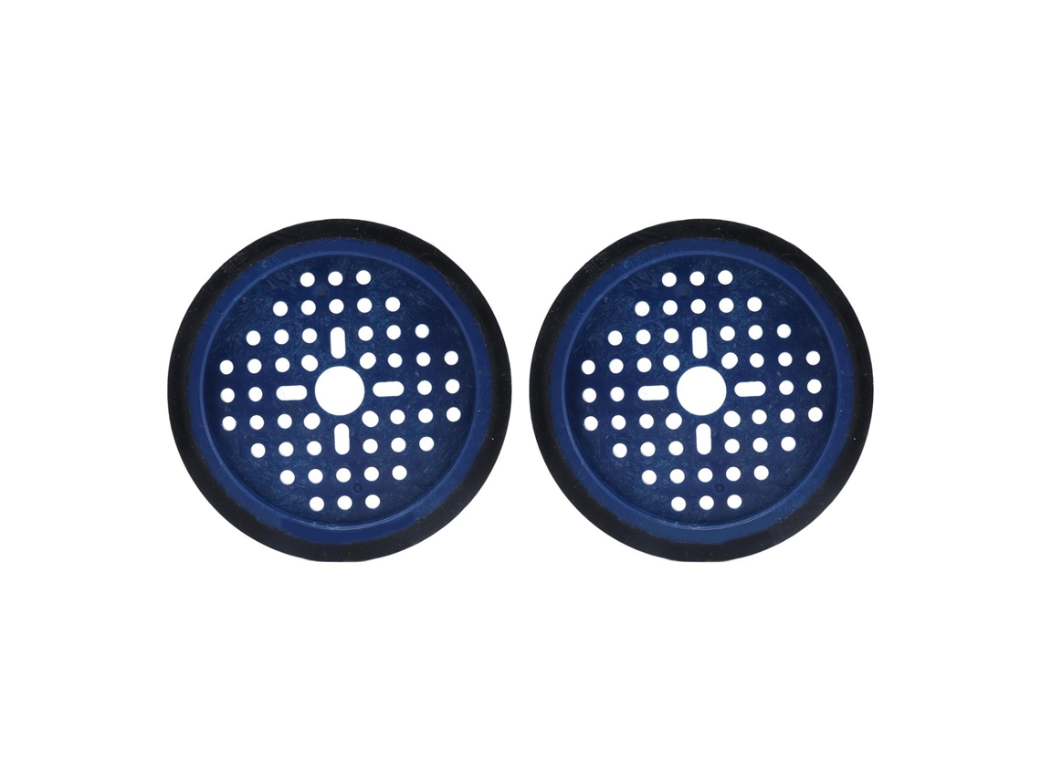 Kit 2 Rodas De Borracha Para Robô Carrinho De Brinquedo 14mm Furo Central 5601-0014-0096
