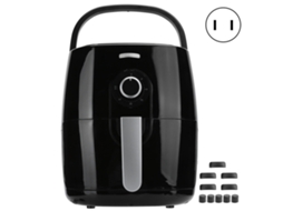 Fritadeira De Ar Mecânica Laxiscreed 5l Com Controle De Temperatura E Tempo, 110v Para Estados Unidos