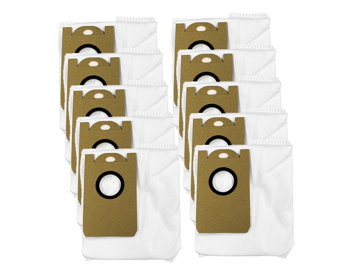 Saco de lixo à prova de vazamento de alta capacidade, sacos de pó para robô aspirador de pó proscenic m8 pro m7pro m7 max, peças de reposição, Acess.