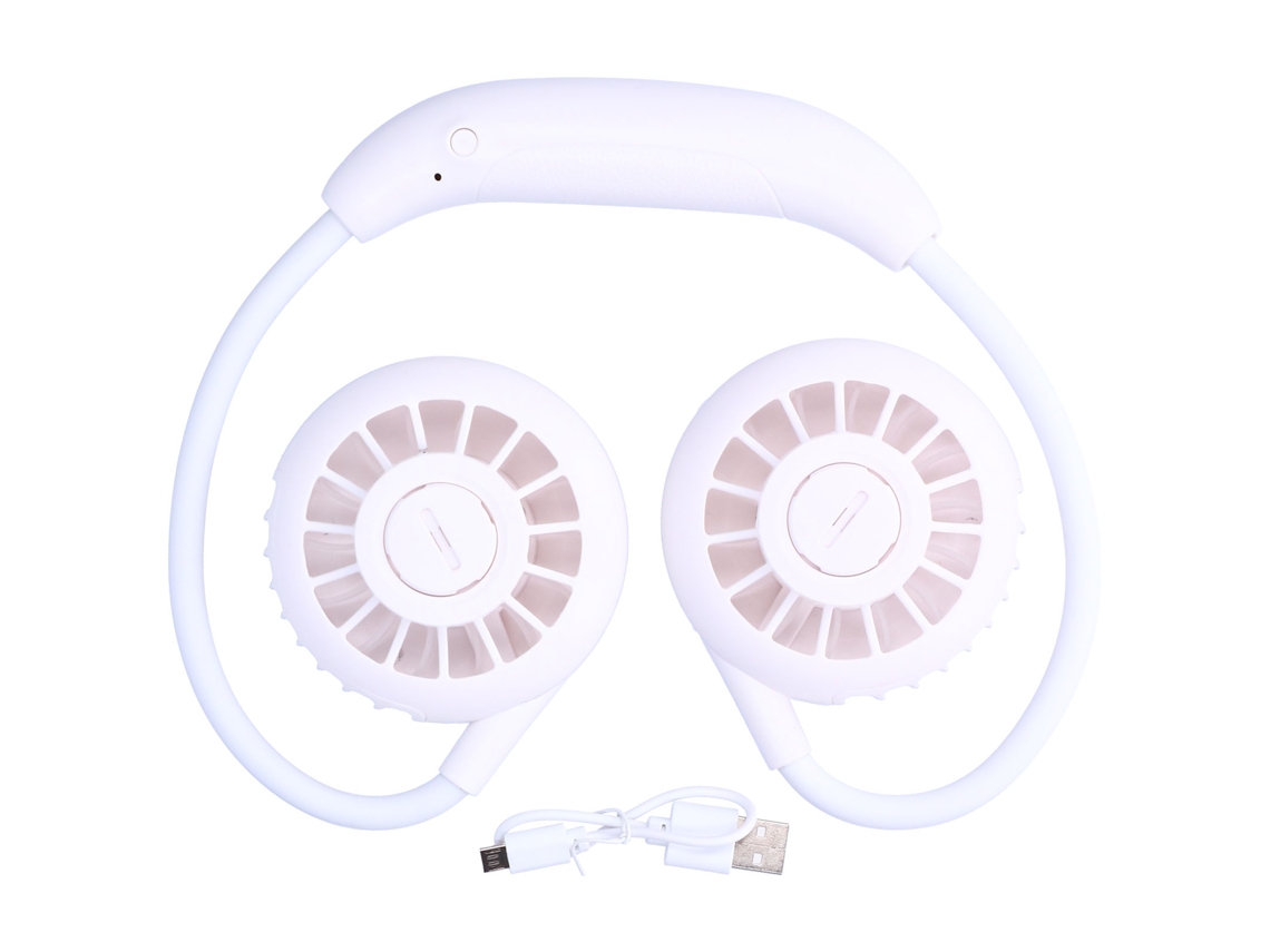 Ventilador De Pescoço Laxiscreed Com Funcionalidade De Aromaterapia, Luz E Carregamento Usb