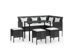 Couch Sofa Set, Couch Sofa Sets Vidaxl Preto Rattan / Vime (n/a)