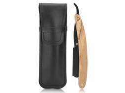Navaja Recta De Acero Inoxidable Plegable Manual Para Barbado Y Afeitado Facial Portátil Para Hombres En El Hogar