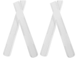 Pretyzoom Conjunto De 4 Corrediças Plástico Para Gavetas Com Ajuste Regulável E Material Fácil Limpar Cozinhas Casa