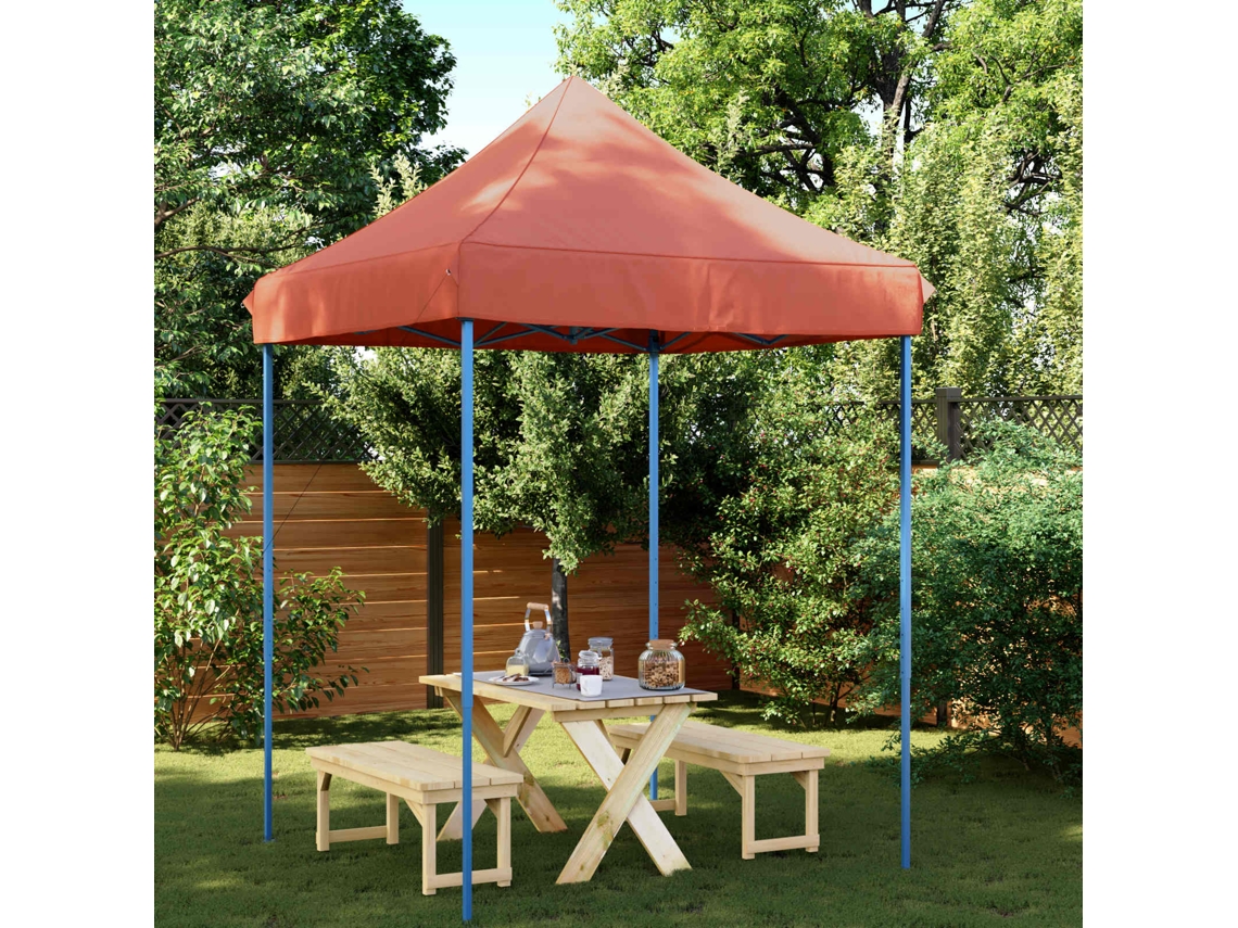 Vidaxl Tenda De Festa 200 X 200 X 306 Cm Terracota Tecido Oxford