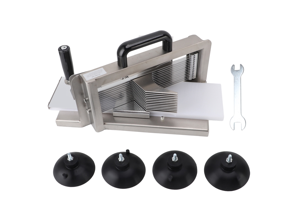 Fatiador Manual De Tomate Laxiscreed Em Aço Inox, Ideal Para Frutas E Legumes, Uso Comercial E Doméstico