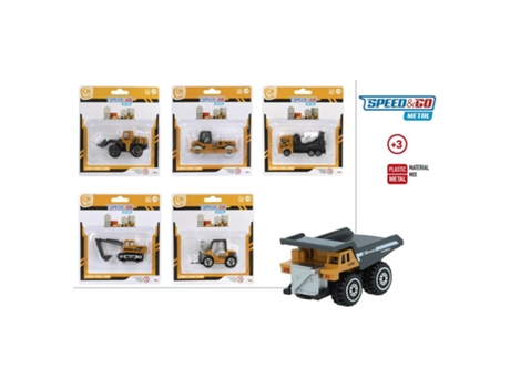 Colorbaby Speed Go Construction Vehicles Modelos Sortidos Modelo Sortido Color Babyp25 (1 Unidade Por Item Comprado)