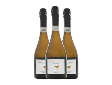 Espumante CAROL VALLÈS La Mallerenga Brut Nature Cava Grande Reserva (0.75 L - 3 Unidades)