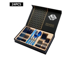 Conjunto De Talheres De Aço Inoxidável 24 Peças Yunzii