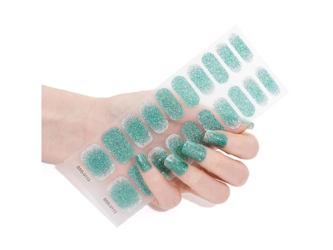 20pcs Adesivos de Unhas em Gel Semi curado Requer Lâmpada Uv/led Szw