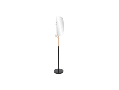 Staande Kapstok HOME ESPRIT Preto Natural Madeira Metal Scandi 33x33x185 cm