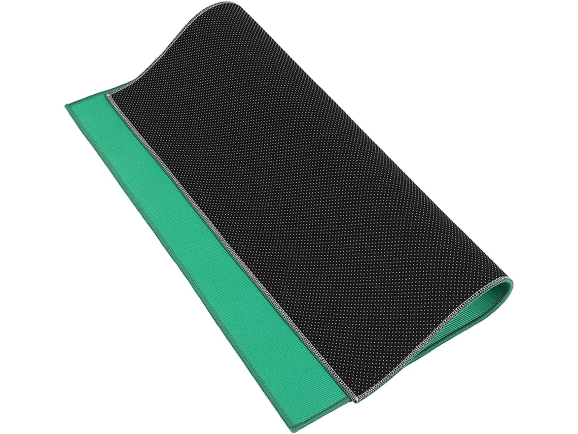 Tapete Grande Antiderrapante E Com Absorção Acústica Em Tecido Verde