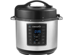 Máquina de Cozinha Multicooker CROCKPOT CSC051X-01 (5 L - 1100 W) — 4 opções para cozedura lenta, Selar/Saltear ou Vapor , 8 opções de cozedura rápida. Painel digital programável, com possibilidade de inicio diferido. Recipiente para cozinhar desmontável e com capacidade de 5L.