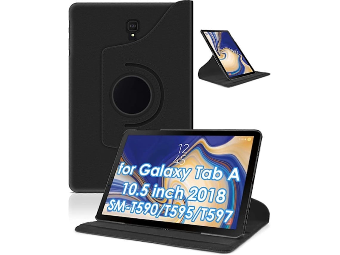 Capa Protetora Fina Para Samsung Galaxy Tab A 10.5 Polegadas T590 T595 Com Suporte Giratório De 360 ​​graus, Leve E Resistente Imp Tuotuo