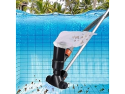 Aspirador De Pó De Piscina Portátil Para Piscinas Acima Do Solo, Spa, Aspirador Subaquático Preto Nostalgia88
