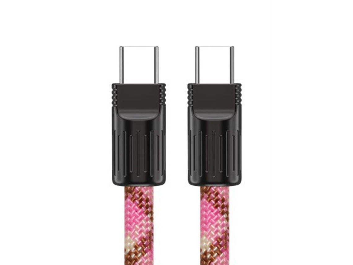 Cabo Usb-c De 60 W Com Cordão Carregamento Rápido 0,3 Metro Para