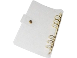Pasta Transparente Brilhante Em Pvc Para Caderno, Capa Organizadora Recarregável, Leve E Durável Par Gokoco