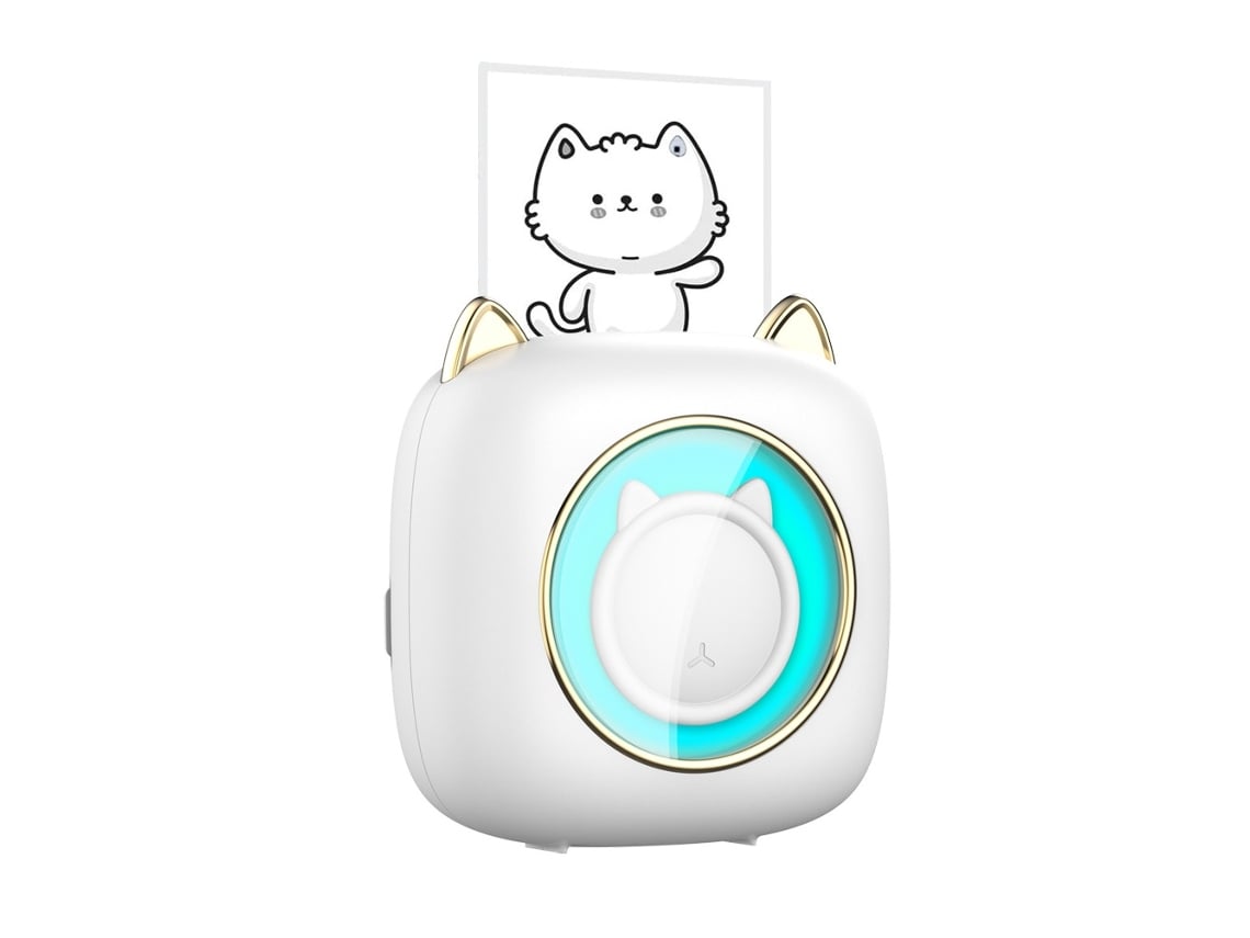 Impressora térmica portátil Ry Mini Pocket, sem fio, etiqueta para cartão inteligente, celular, impressão sem tinta, Bluetooth Mini P Slowmoose