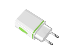 Adaptador De Viagem Usb Europeu| Adaptador De Parede 2 Pinos Com Portas| Carregador Energia Universal Compatível