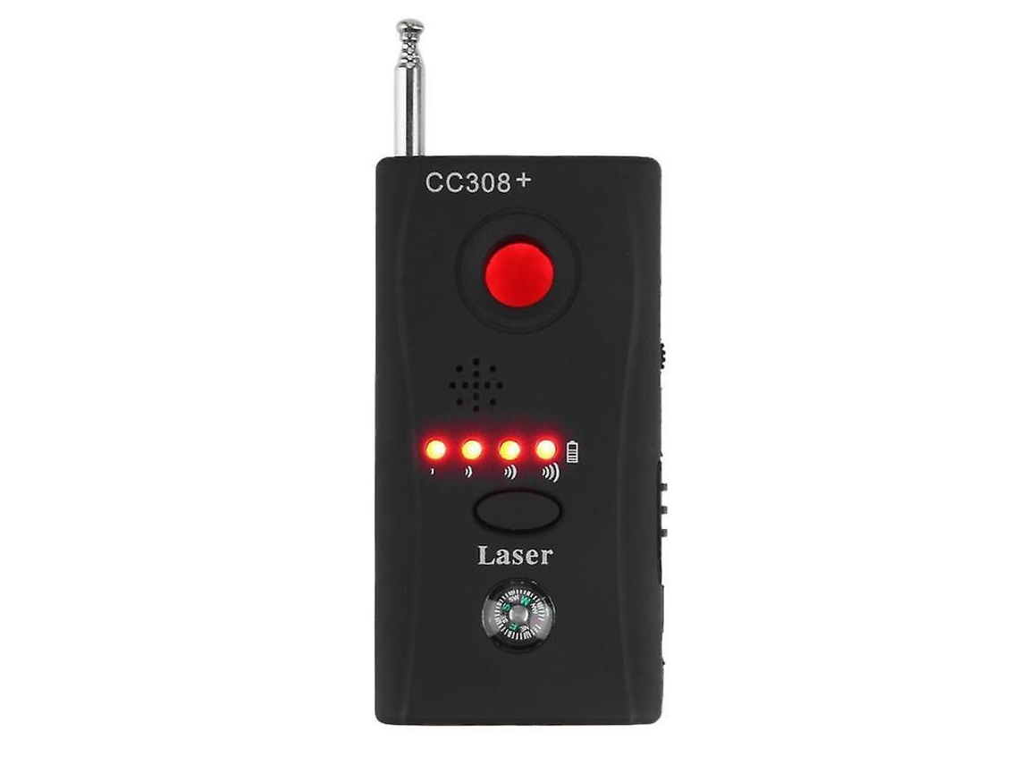 Detector De Bug Cc308 Detector Anti Espião Rf Para Dect, Bug Wireless E Dispositivos De Escuta Com 6 Leds Shutter Bug Finder, Yizhood (preto)