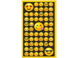 Toalha De Praia Microfibra Muitos Emojis