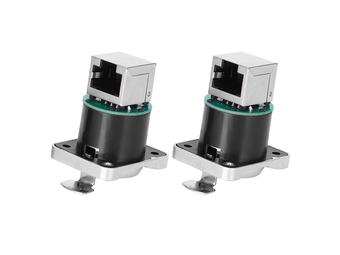 Laxiscreed Conector Rj45 Com Ângulo Direito, Retardador De Chama E Isolamento Para Ligações Seguras
