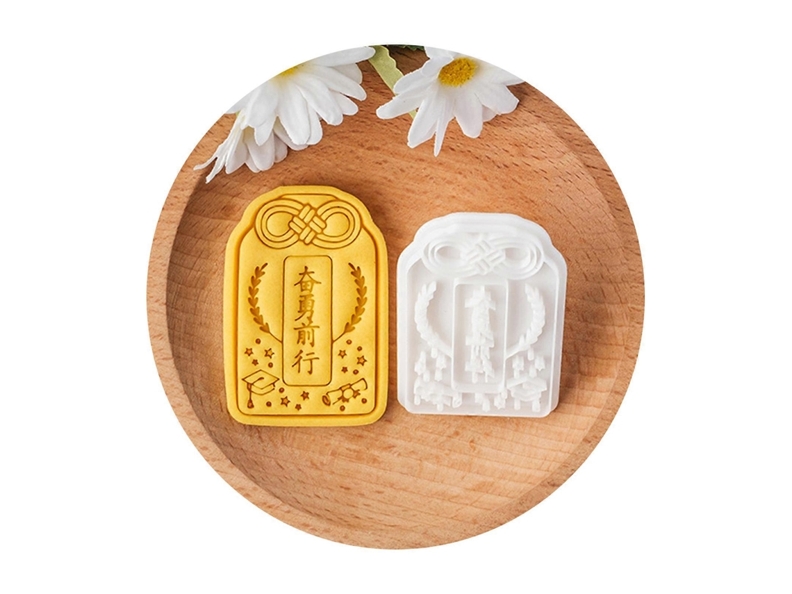 Siga Em Frente Com Coragem! Formas De Sobremesa Para A Época De Formatura. Formas De Biscoito Com Carimbo Exclusivo, Perfeitas Para Assar E Decorar Fe