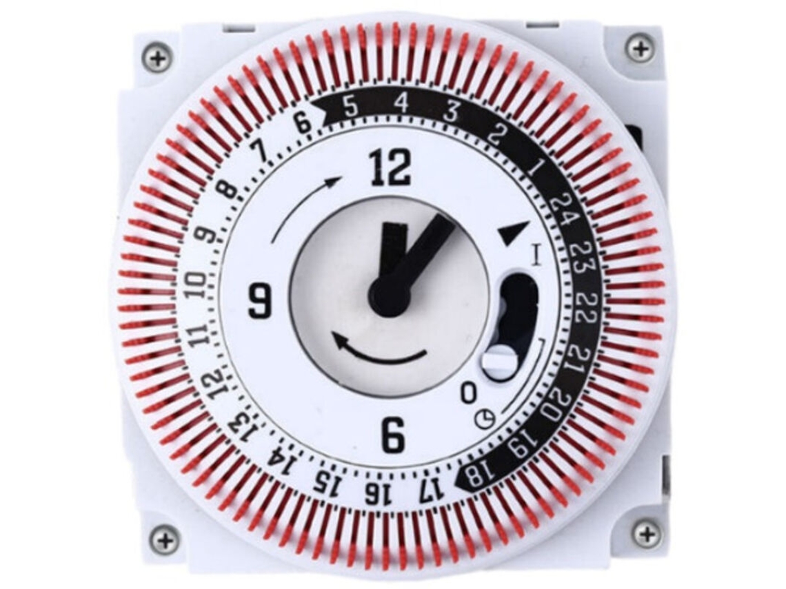 Temporizador mecânico de 250v com lembrete de 15 min e 24 horas BRILVIBERA