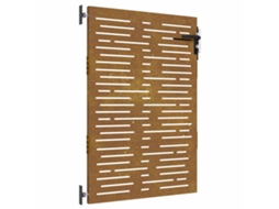 Garden Gate, Garden Gates Vidaxl Marrom Aço (85 X 150 Cm)