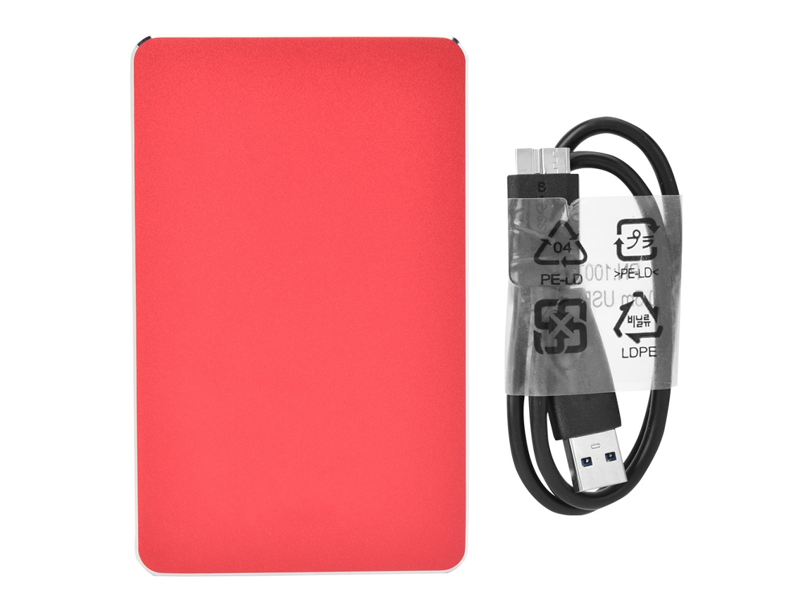 Hd Móvel Usb3.0 2.5 Polegadas Vermelho 1t Dispositivo De Armazenamento Portátil Usb