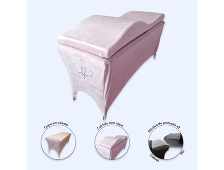 Colchão Ergonómico E Capa Fb Rosa