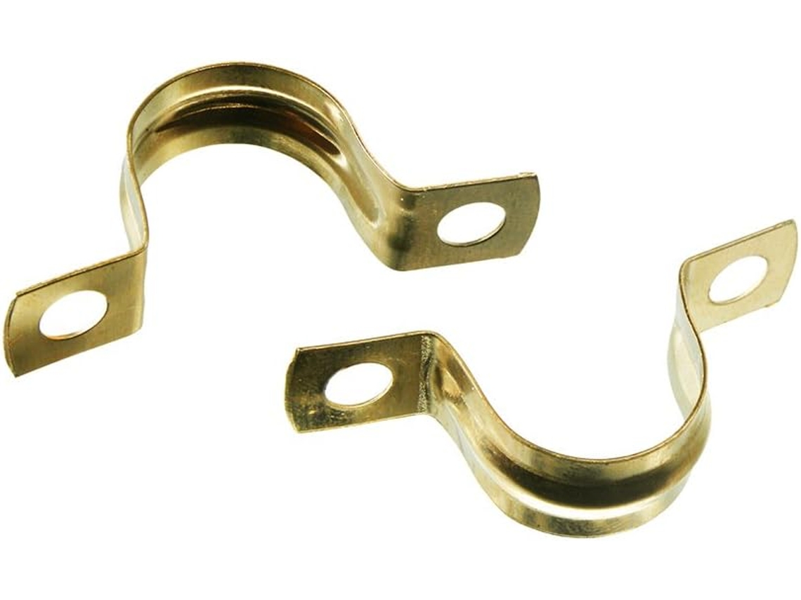 Pacote Com 48 Abraçadeiras De Cobre Para Tubos De Encanamento De 15 Mm.