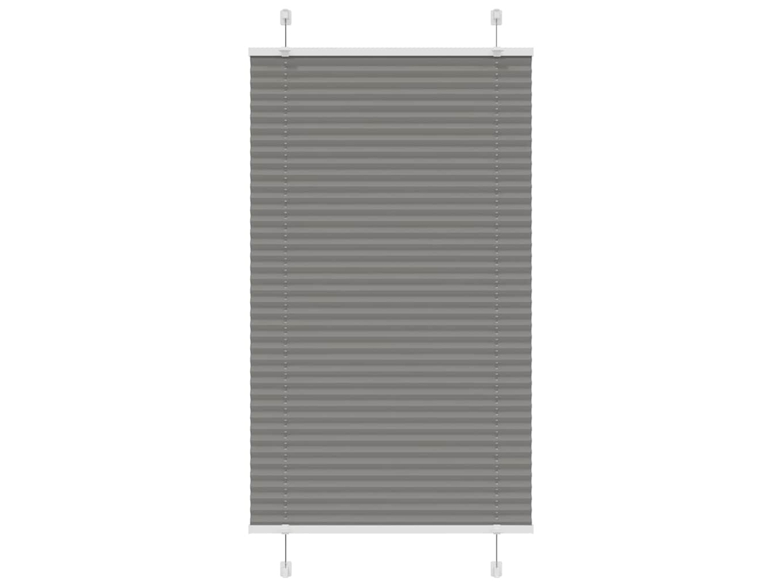 Vidaxl Antracite Plissada Cega 70x150 Cm Largura Tecido 69,4 Cm