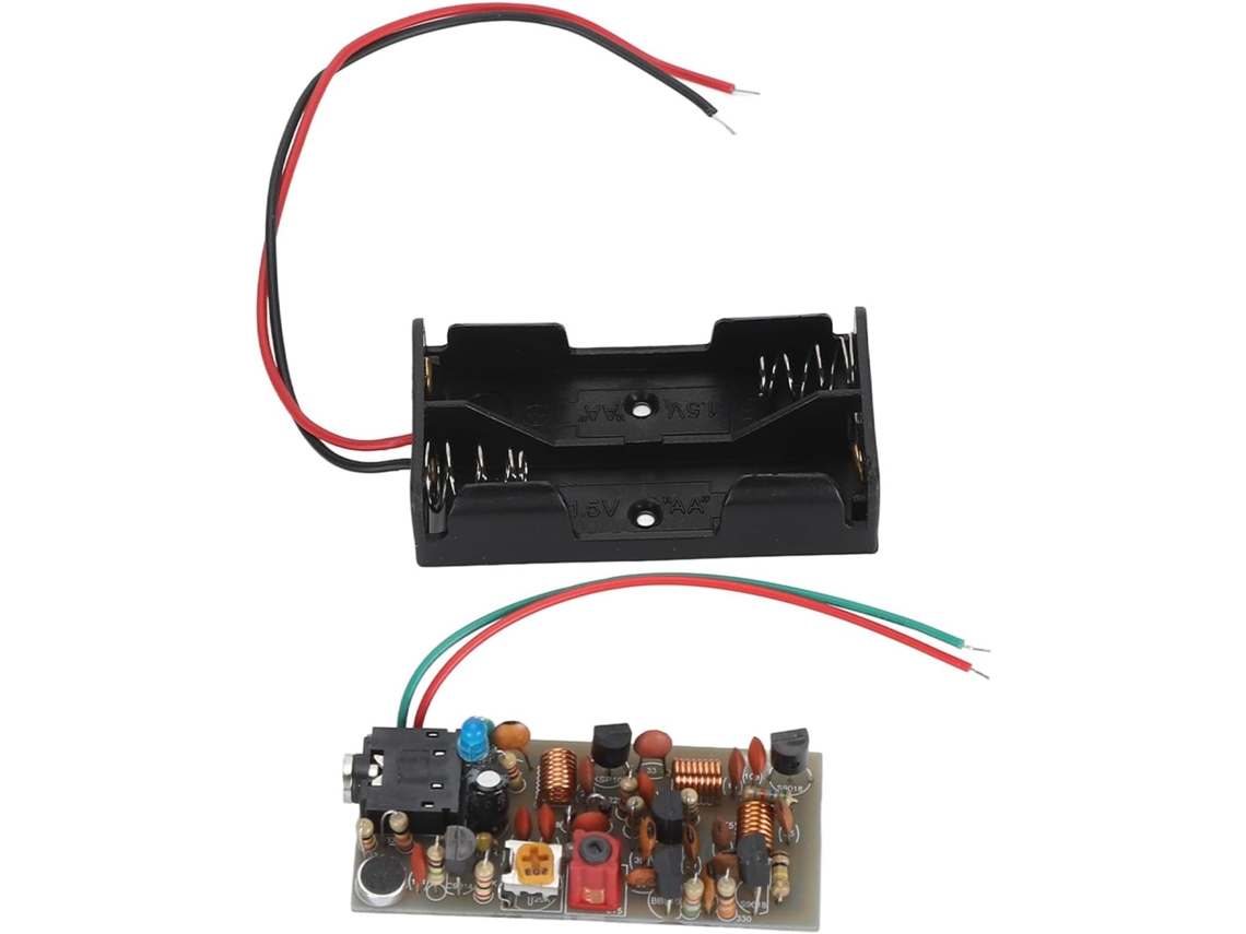 Kit De Placa Transmissor Fm Volumen Ajustable Módulo Microfone Sem Fios