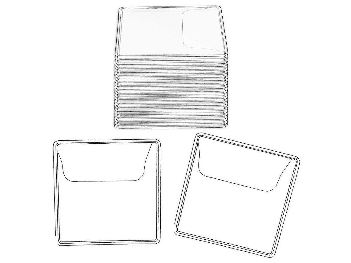 150 Cápsulas De Pvc Transparente Para Proteger Moedas, Formato Quadrado 2,2 X 2 Polegadas-zscy