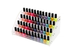 Expositor Para Esmaltes 4 Camadas De Plexiglass Brilvibera