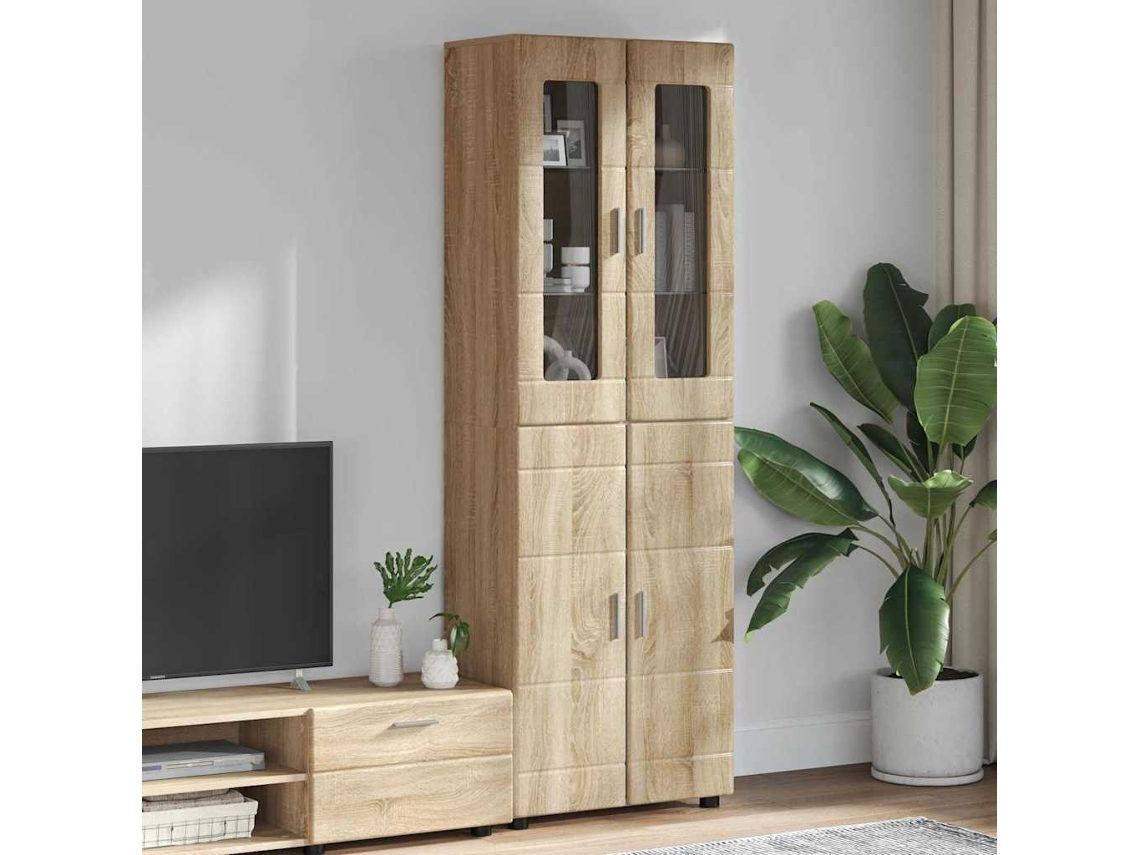 Vidaxl Buffê Florin 60 X 35 X 182 Cm Carvalho Sonoma