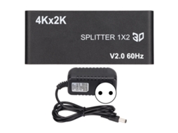 Divisor Hdmi LAXISCREED 1 Entrada 2 Saídas 4k/2k60hz