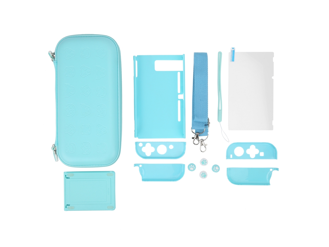 Ats protector de Tela, Capa Protectora e Bolsa de Armazenamento para Console Nintendo Azul