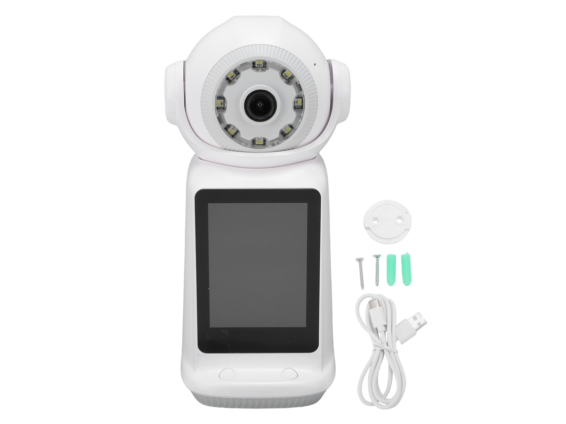 Câmara De Segurança Wifi Para Casa Com Detecção De Movimento E Vídeo Bidirecional, Câmara Inteligente Para Mascotas E Chamadas