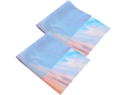 Conjunto de 2 Difusores Azuis em Pvc para Luminárias de Teto Embutidas, Leves e Reutilizáveis. SFUSHOS