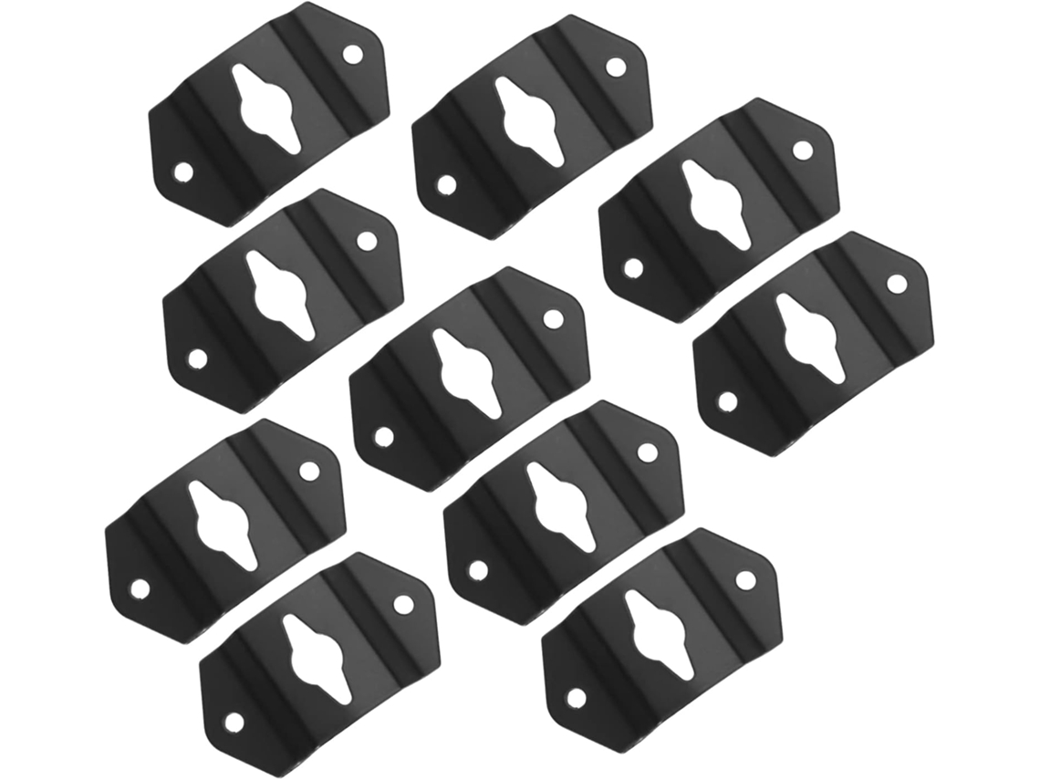 Conjunto De 20 Peças De Ganchos De Ferro Para Alto Falante, Com Formato De Trava, Resistentes, Para Gokoco