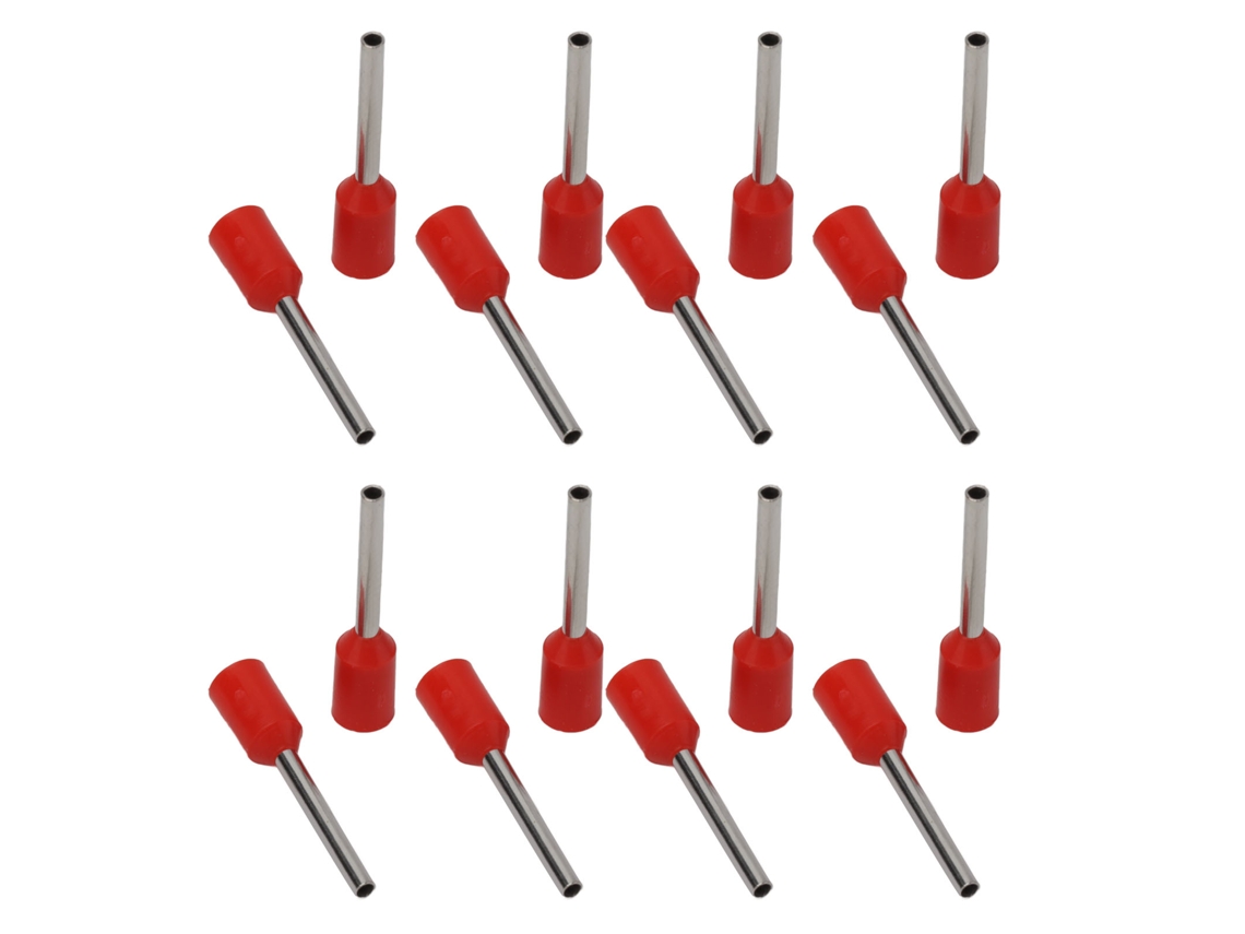 Laxiscreed Conectores Crimpados Com Isolamento Em Cobre Para Fios Awg 22, Pack De 1000 Peças