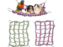 Juego de Das Redes Corda Cores, Ideal para Redes Penduradas, Escadas e Pontes Aves, Bem como Animais Pequenos, Ideal para Crianças STELASPLEN