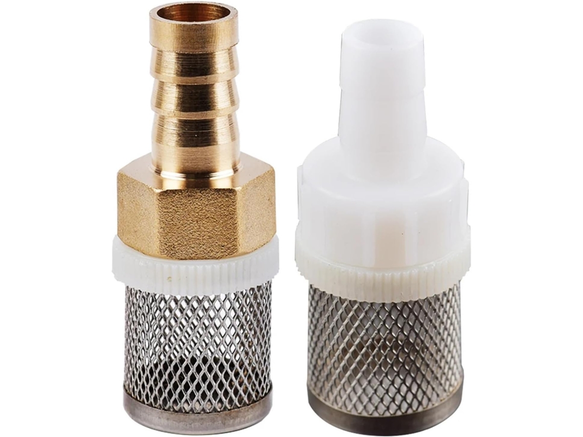 Conjunto De 2 Filtros Mangueira Em Aço Inoxidável Com Malha Para